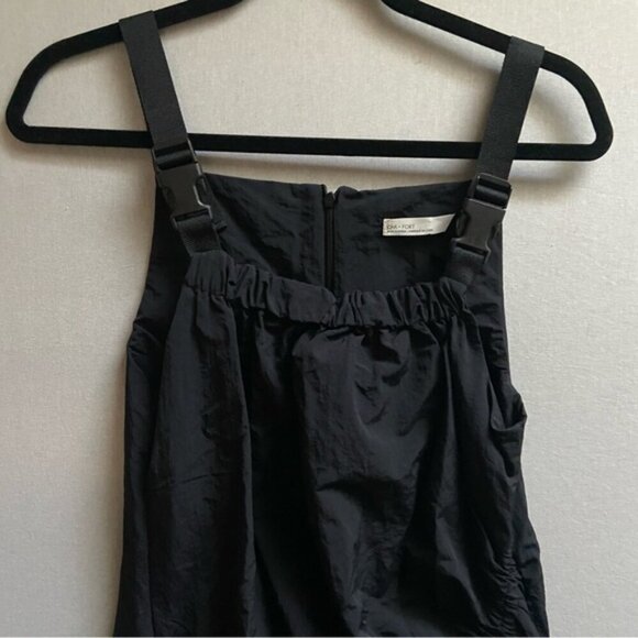 Oak + Fort Nylon ruched mini dress Sz S - Picture 7 of 8